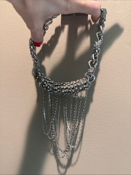 BCBGMaxAzria Jewelry - BCBG Max Azria silver multi chain necklace